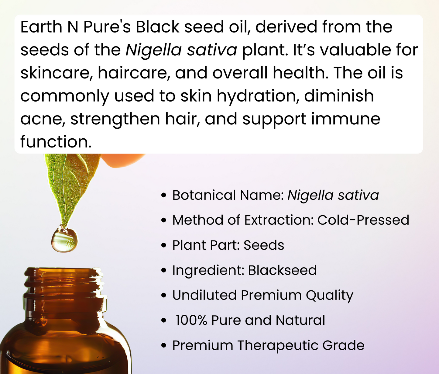 Blackseed (Kalonji) Oil