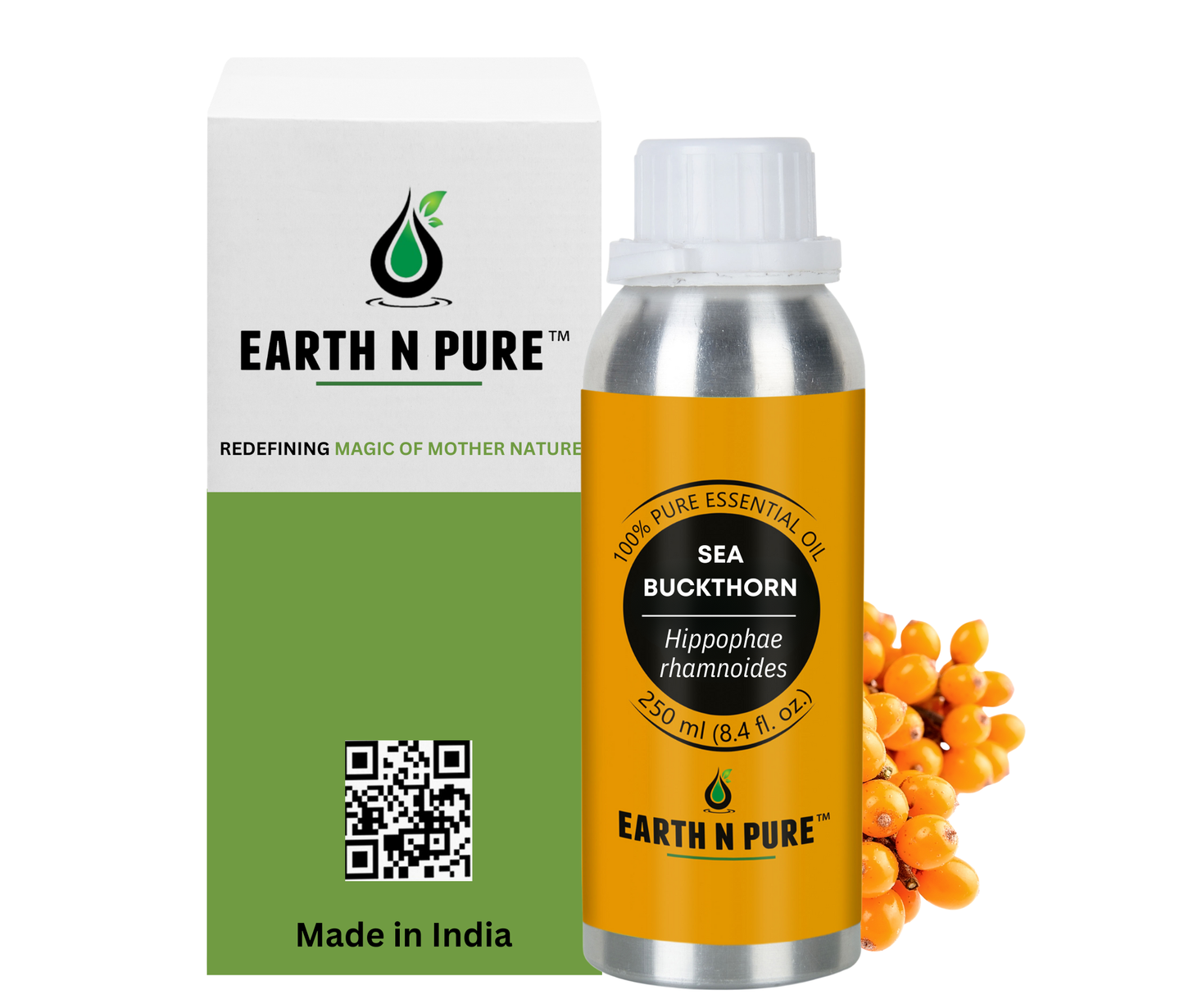 Earth n Pure Sea Buckthorn Oil for Glowing, Healthy Skin