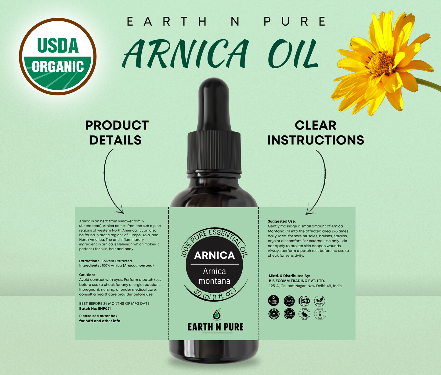 Arnica Montana Oil