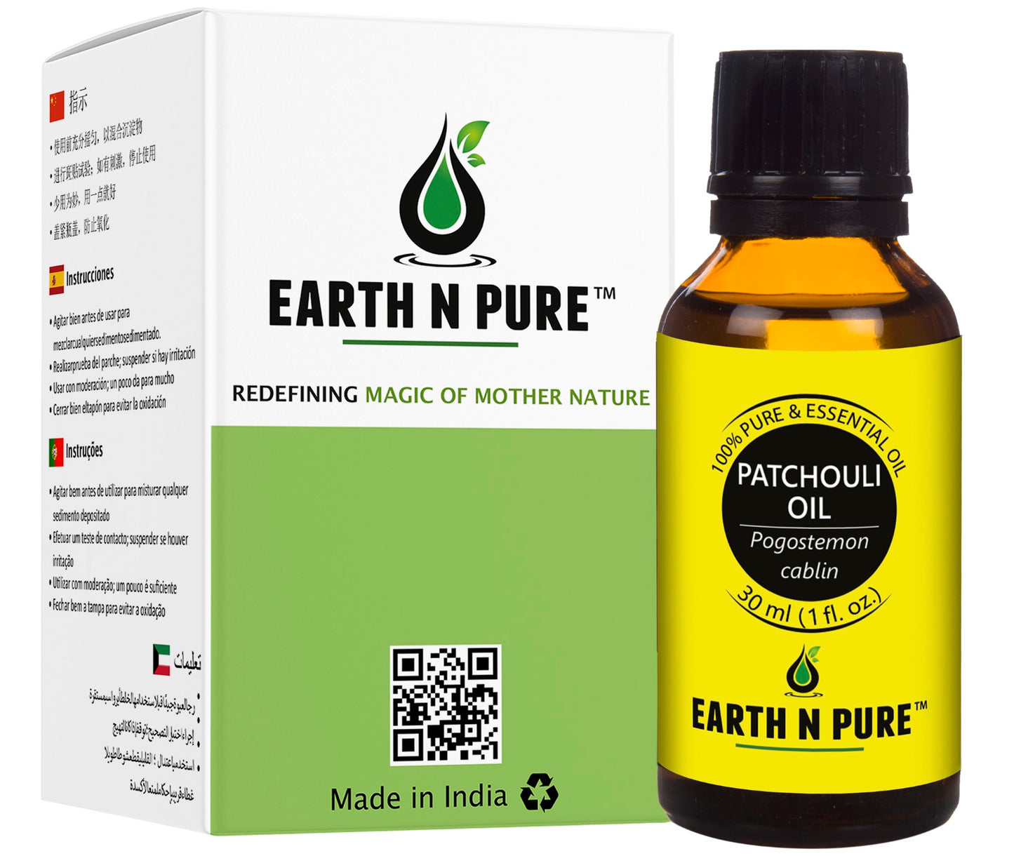 Earth n Pure Patchouli Oil for Relaxation and Skin Care