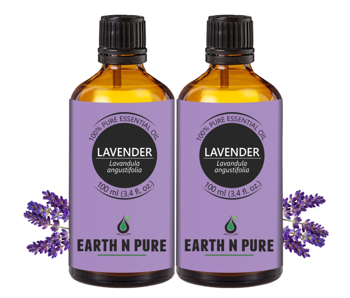 Earth N Pure Lavender Oil Pack of 2 for Calm and Relaxation