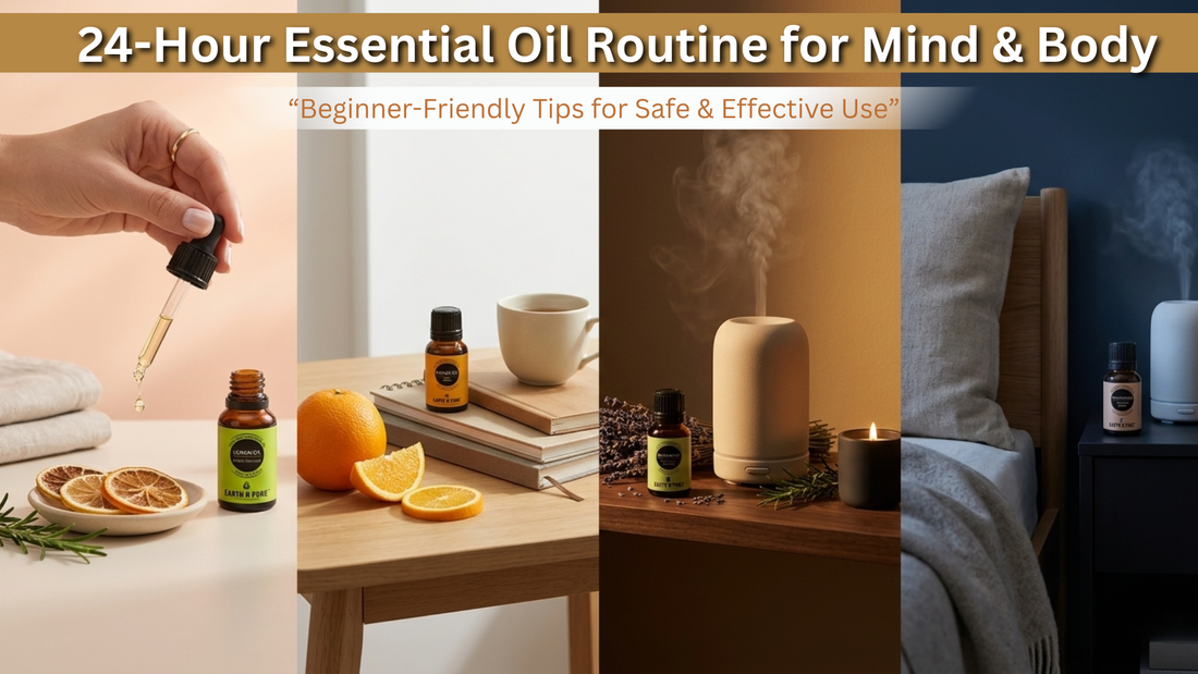 24-Hour Essential Oil Routine for Mind & Body