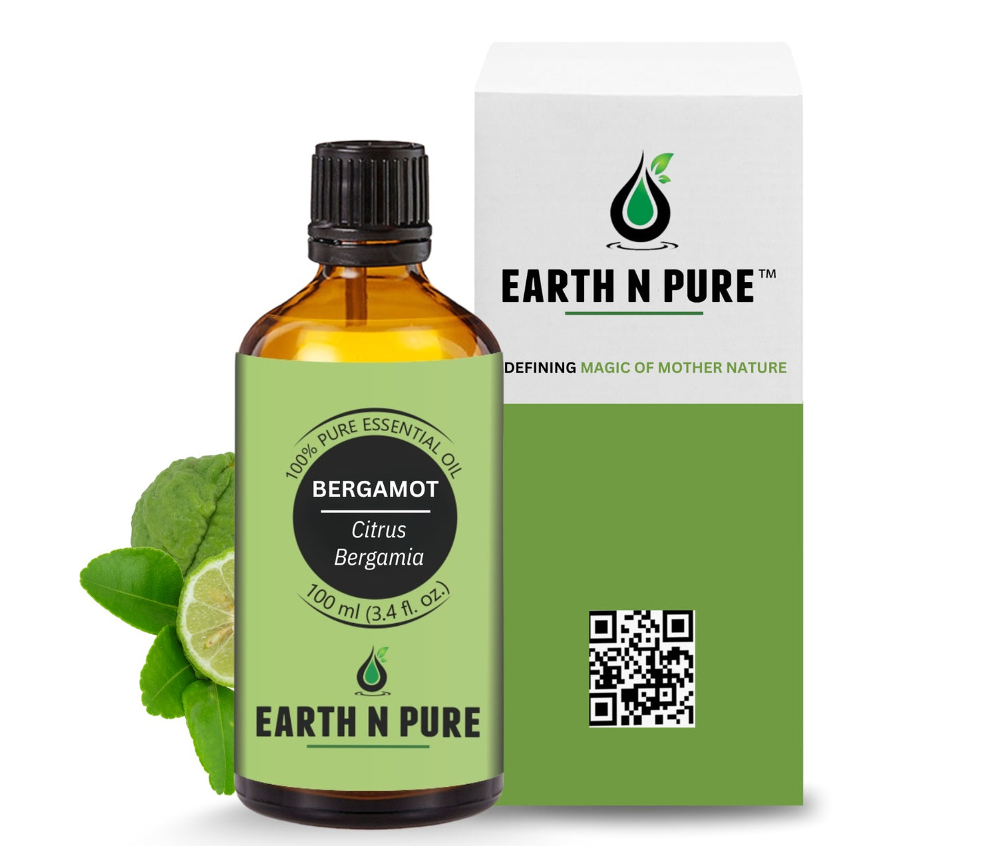 Earth n Pure Bergamot Oil for Aromatherapy Relaxation