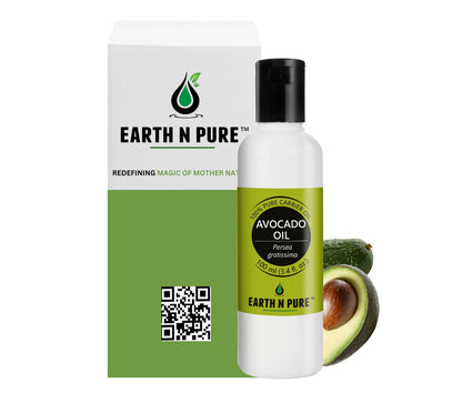 Earth n Pure Avocado Oil for Deep Skin and Hair Nourishment