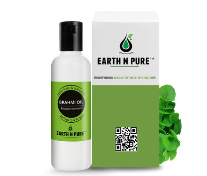 Earth N Pure Brahmi Oil – Pure Oil for Hair Growth & Scalp Care Oil