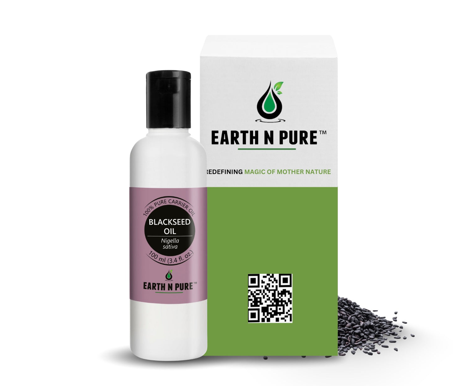Earth n Pure Blackseed Oil for Hair Growth & Scalp Care