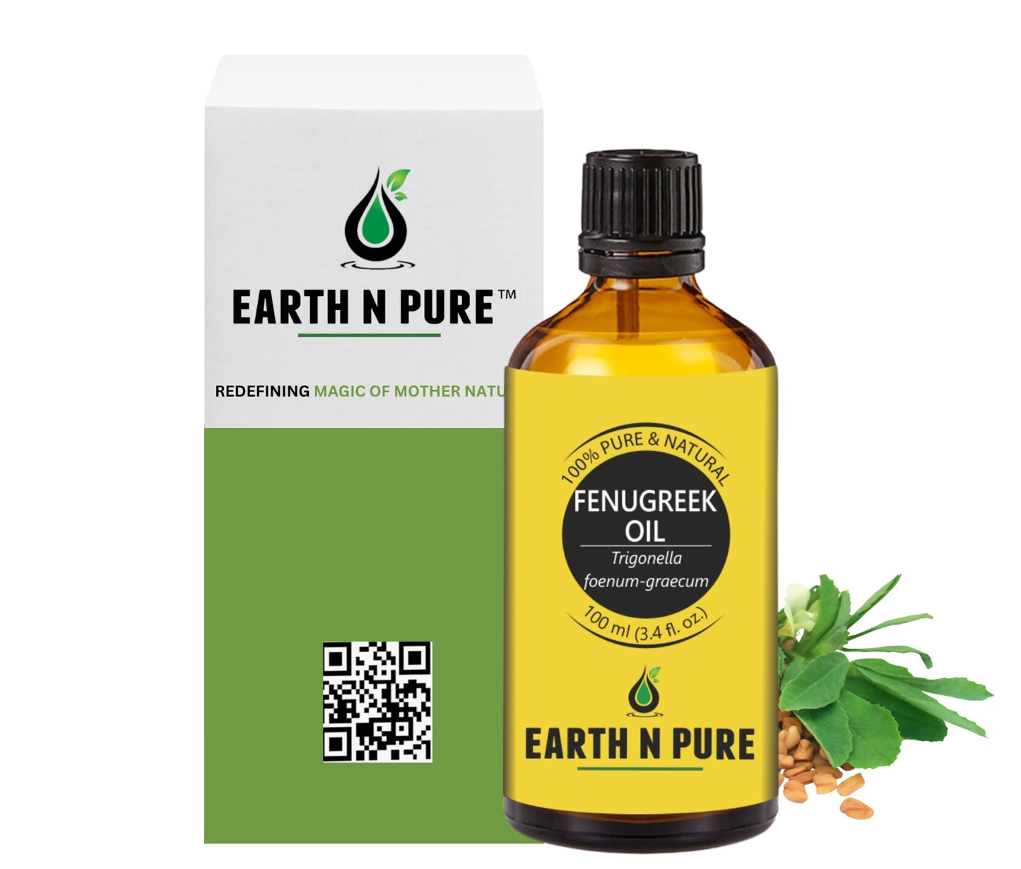 Earth n Pure Fenugreek Oil for Hair Growth