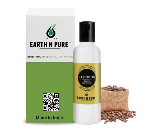 Earth n Pure Castor Oil for Hair Growth & Scalp Care