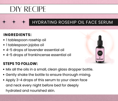 Earth N Pure 100% Pure Rosehip Oil for Glowing Skin & Hair Care
