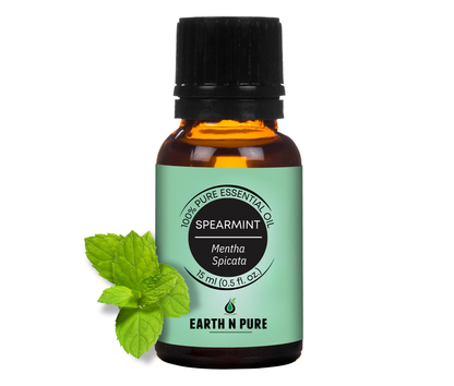 Earth n Pure Spearmint Oil for Refreshing Aromatherapy