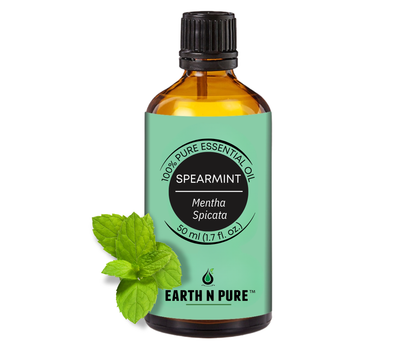 Earth n Pure Spearmint Oil for Refreshing Aromatherapy
