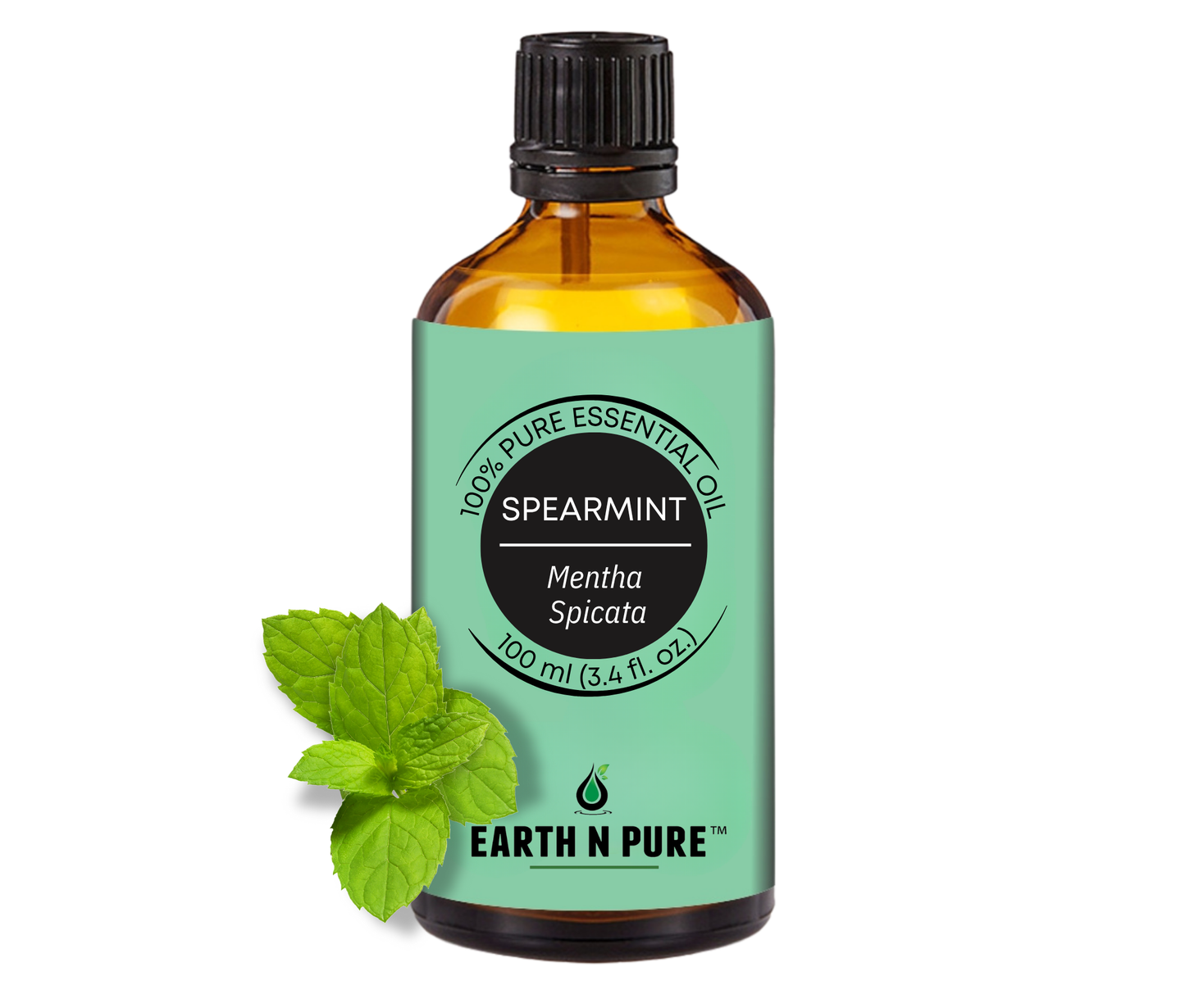 Earth n Pure Spearmint Oil for Refreshing Aromatherapy