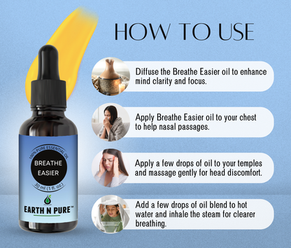 Earth n Pure Breathe Easier Oil for Clear & Calm Breathing