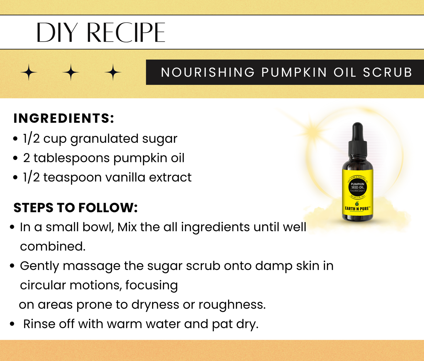 Earth N Pure Pumpkin Seed Oil Combo – Cold Pressed | Hair & Skin Care Oil