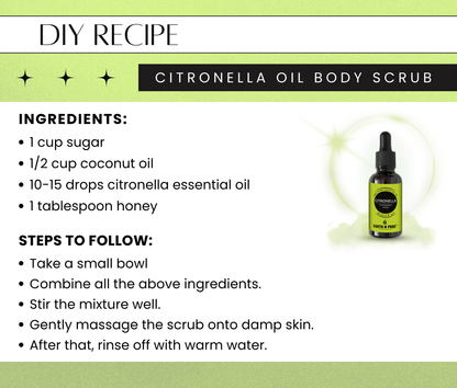 Earth n Pure Citronella Oil for Natural Outdoor Freshness Pack of 2