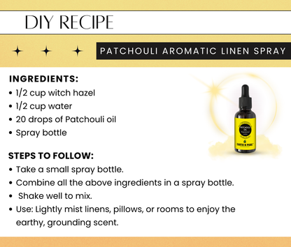 Earth n Pure Patchouli Oil for Relaxation and Skin Care