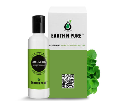 Earth N Pure Brahmi Oil – Pure Oil for Hair Growth & Scalp Care Oil