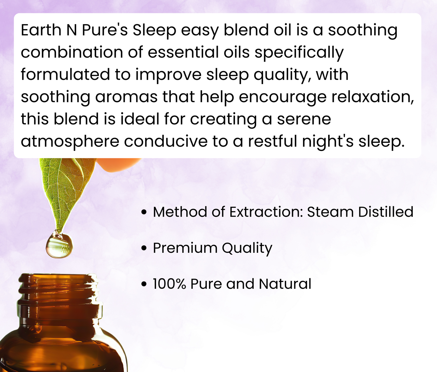 Diffuser Burner with 10ML Sleep Easy Oil Blend