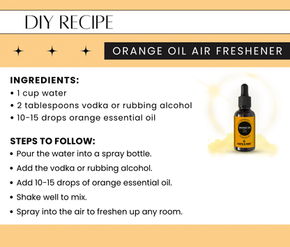 Earth N Pure Orange Oil – 100% Pure Therapeutic Citrus Oil