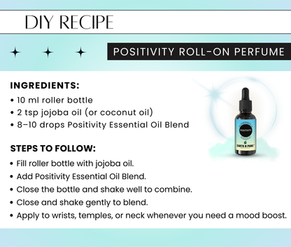 Earth n Pure Positivity Oil for Mood Uplift and Relaxation