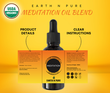 Earth n Pure Meditation Oil for Relaxation & Focus
