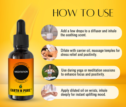 Earth n Pure Meditation Oil for Relaxation & Focus