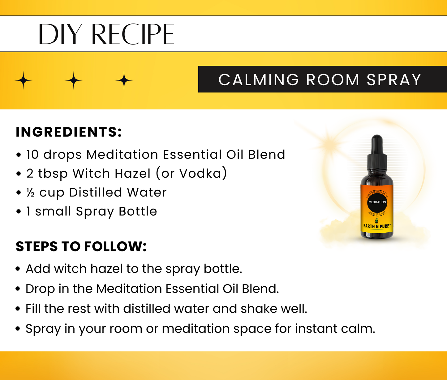 Earth n Pure Meditation Oil for Relaxation & Focus