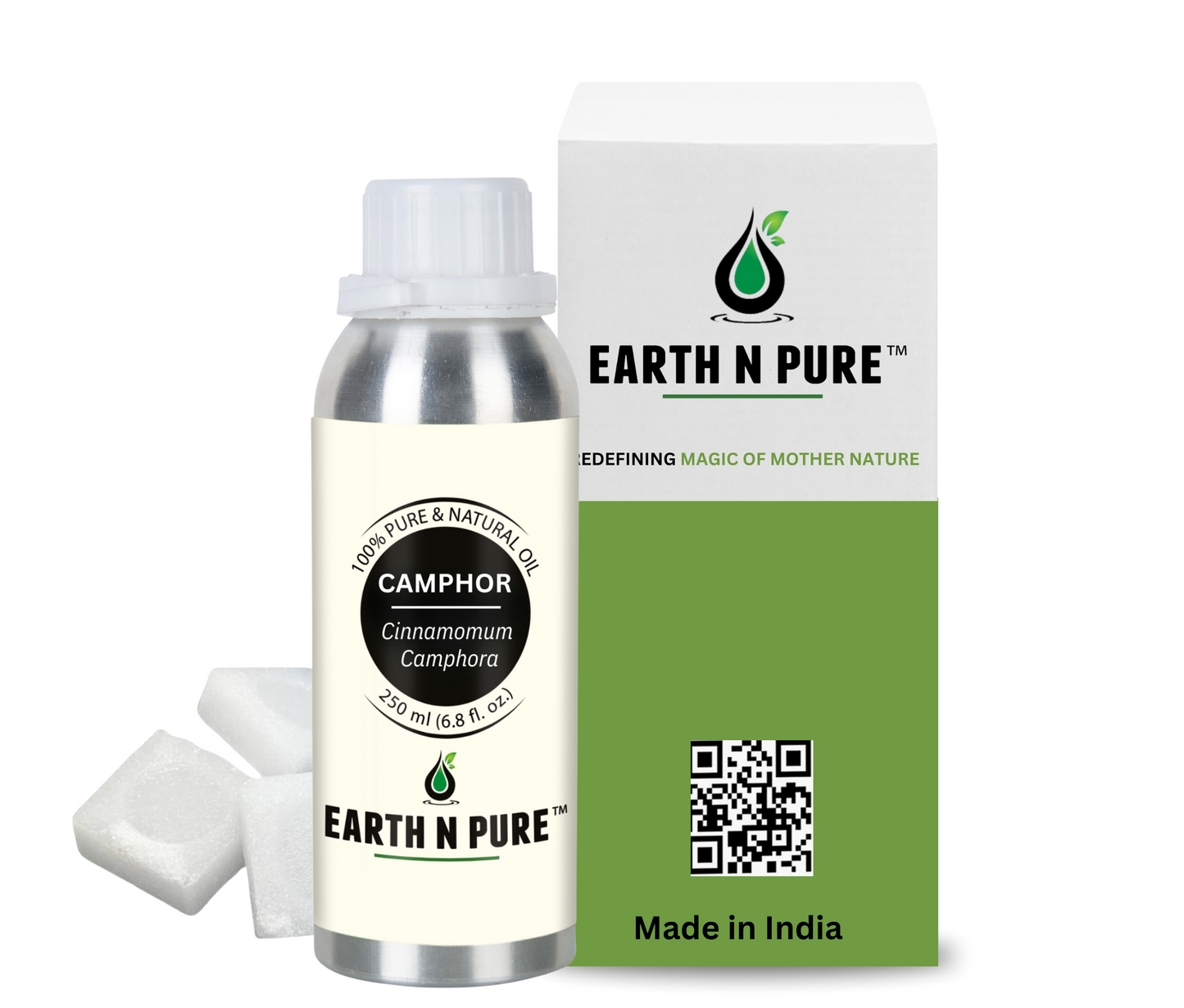 Earth N Pure Camphor Oil for Aromatherapy and Massage – Refreshing & Cooling Essential Oil