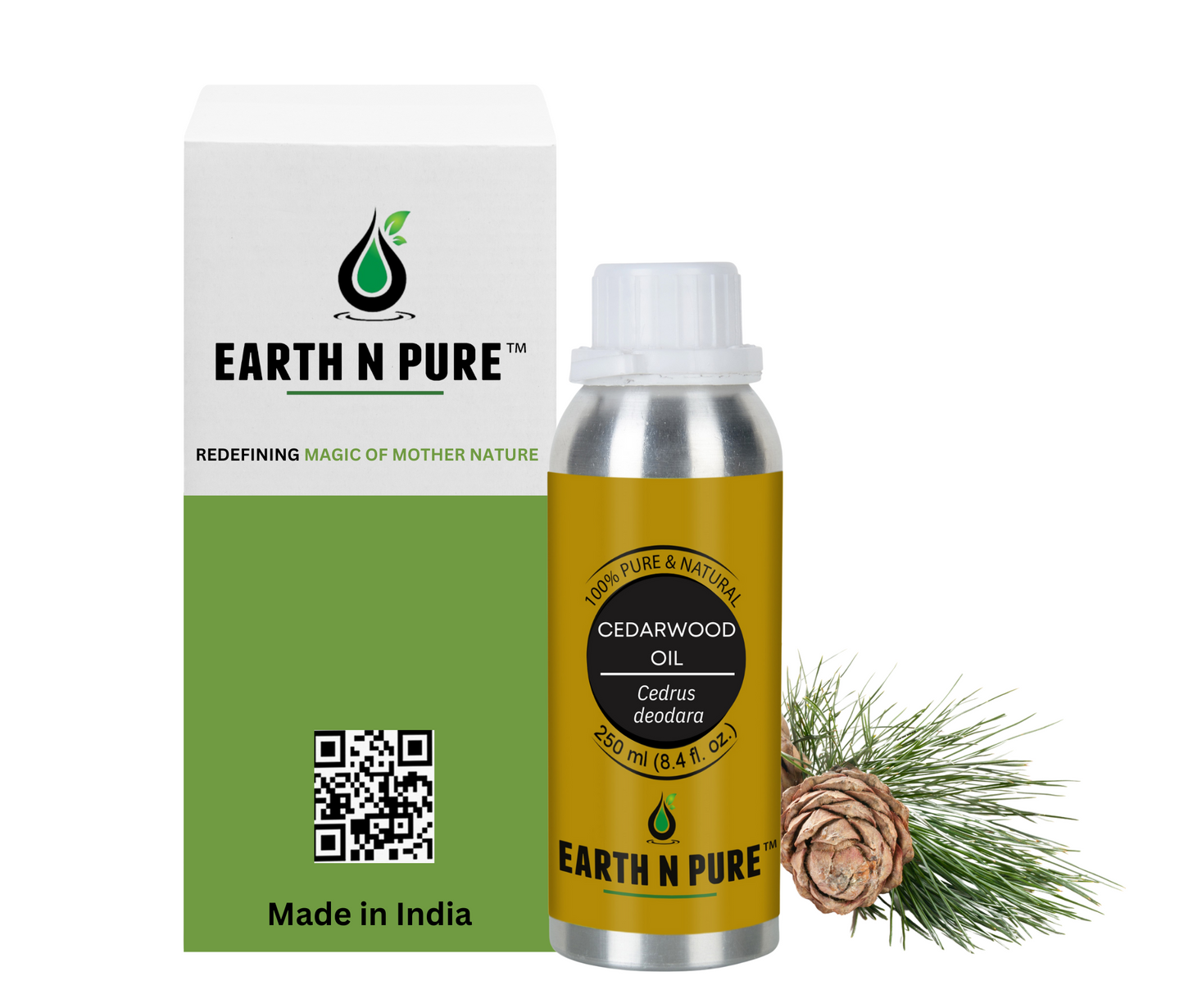 Earth n Pure Cedarwood Oil for Hair & Scalp Care