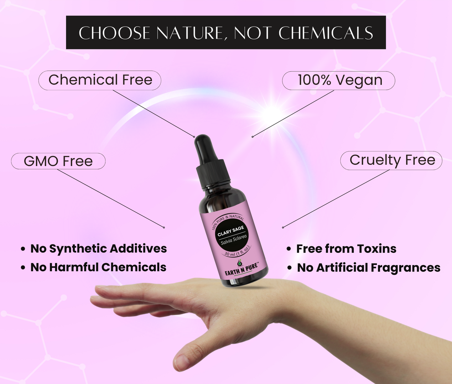 Earth n Pure Clary Sage Oil for Relaxation and Calm