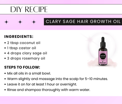 Earth n Pure Clary Sage Oil for Relaxation and Calm