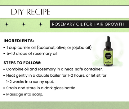 Earth N Pure Rosemary Oil – Hair Growth, Skin & Aromatherapy Benefits