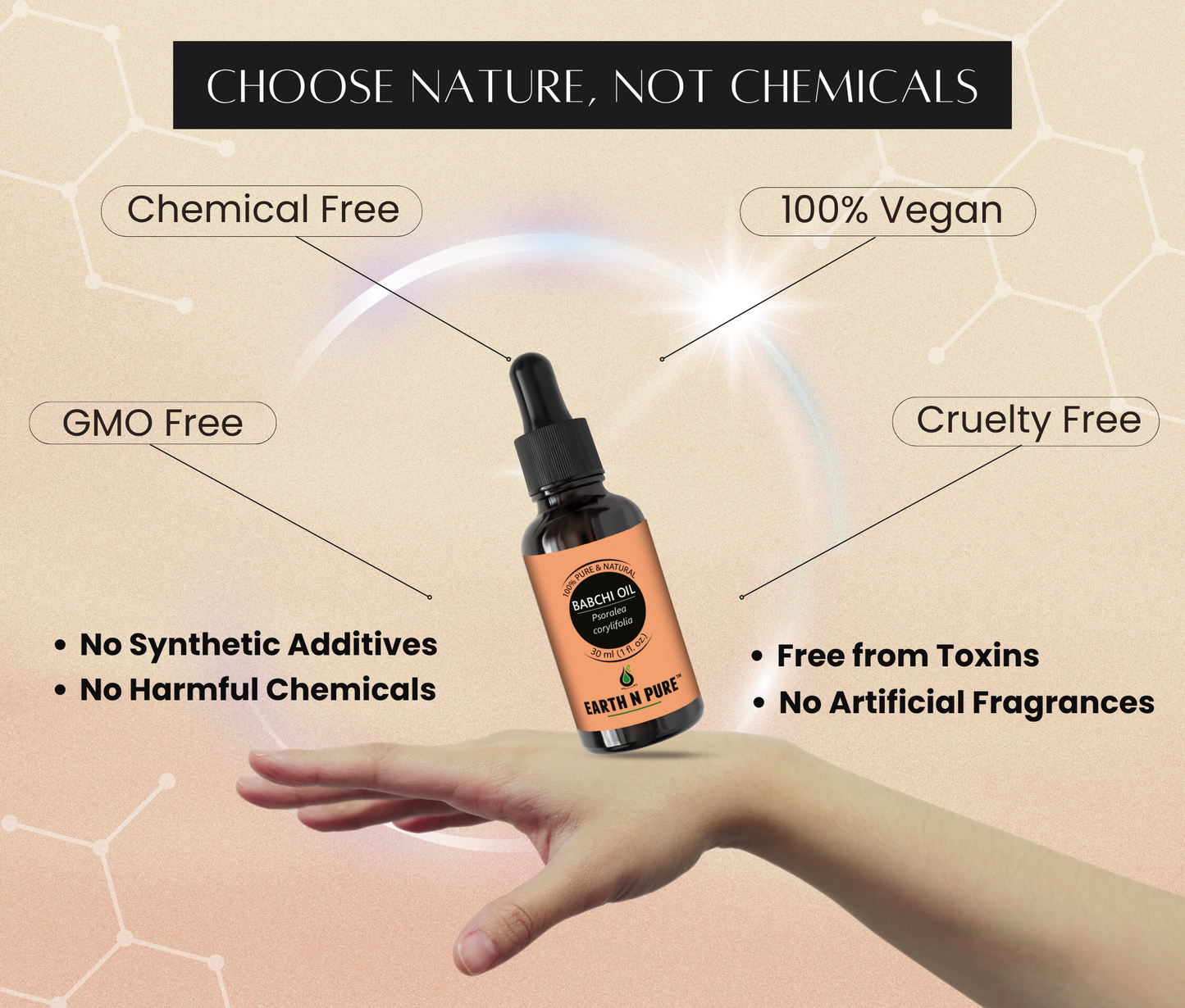 Earth N Pure essential oil for glowing skin