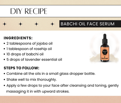 Earth N Pure Babchi Oil product packaging on white background