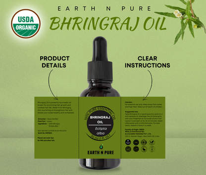 Bhringraj Oil for natural hair growth and scalp care