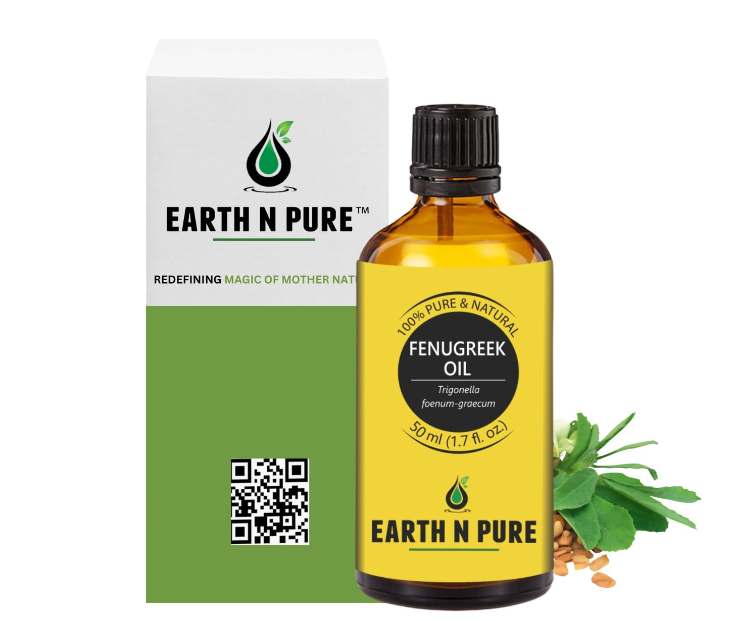 Earth n Pure Fenugreek Oil for Hair Growth