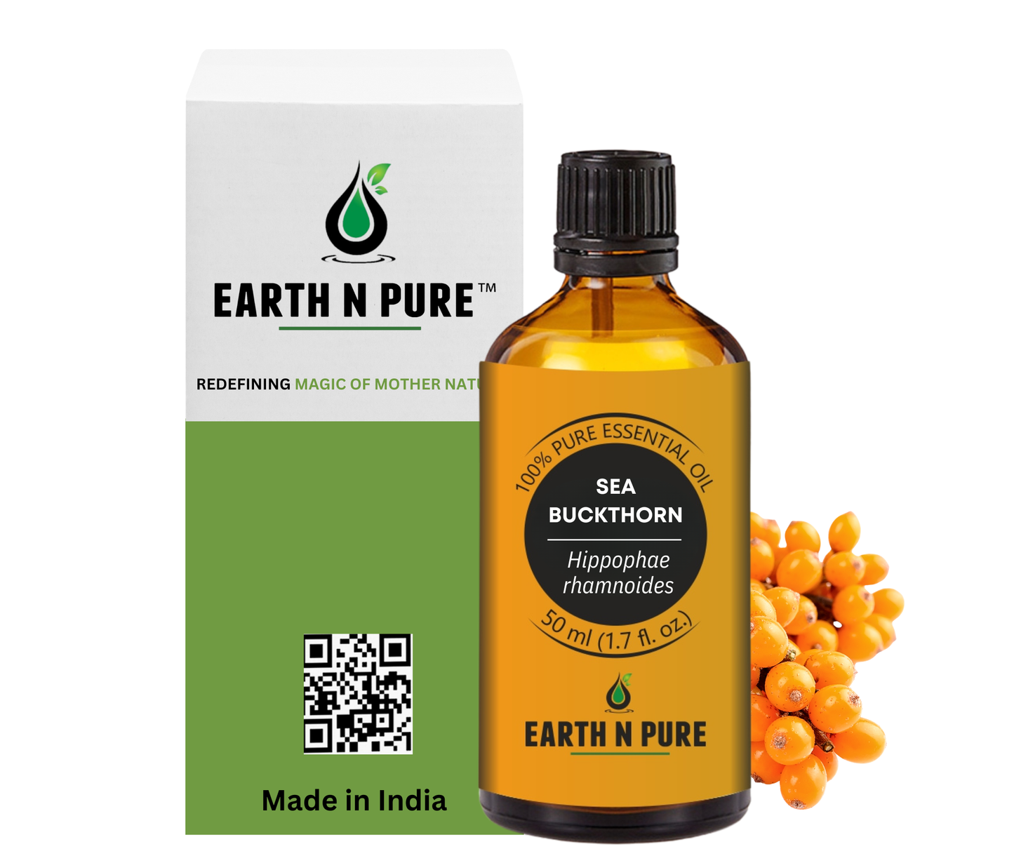 Earth n Pure Sea Buckthorn Oil for Glowing, Healthy Skin