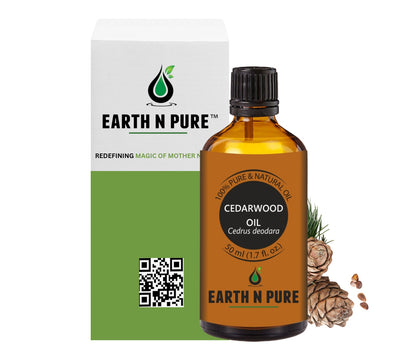 Earth n Pure Cedarwood Oil for Hair and Scalp Care