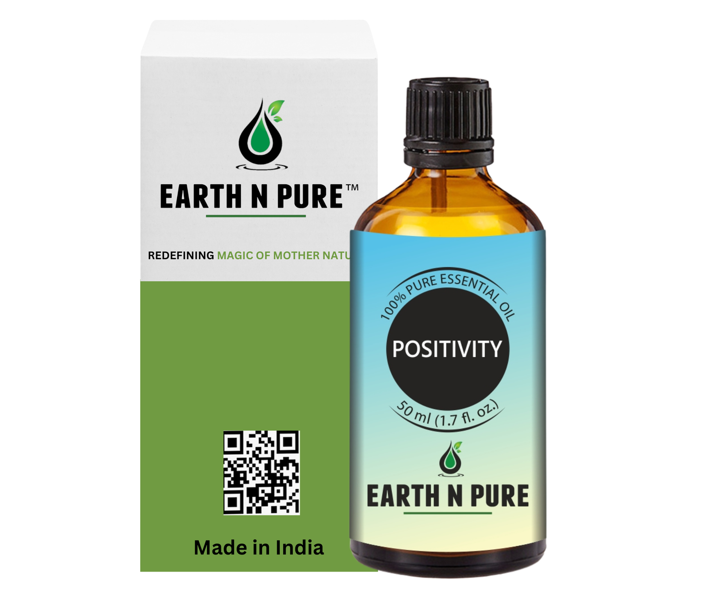 Earth n Pure Positivity Oil for Mood Uplift and Relaxation