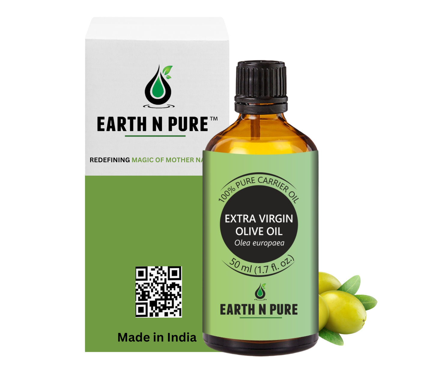 Earth n Pure Extra Virgin Olive Oil for Skin & Hair Care