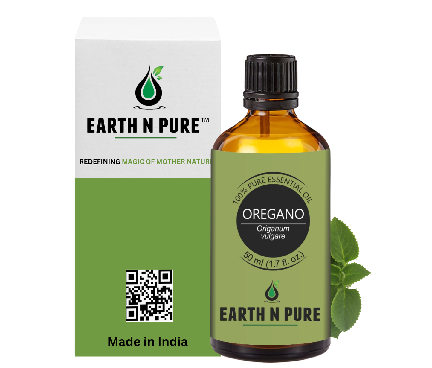 Earth N Pure Oregano Oil – 100% Pure & Natural Therapeutic Grade Essential Oil