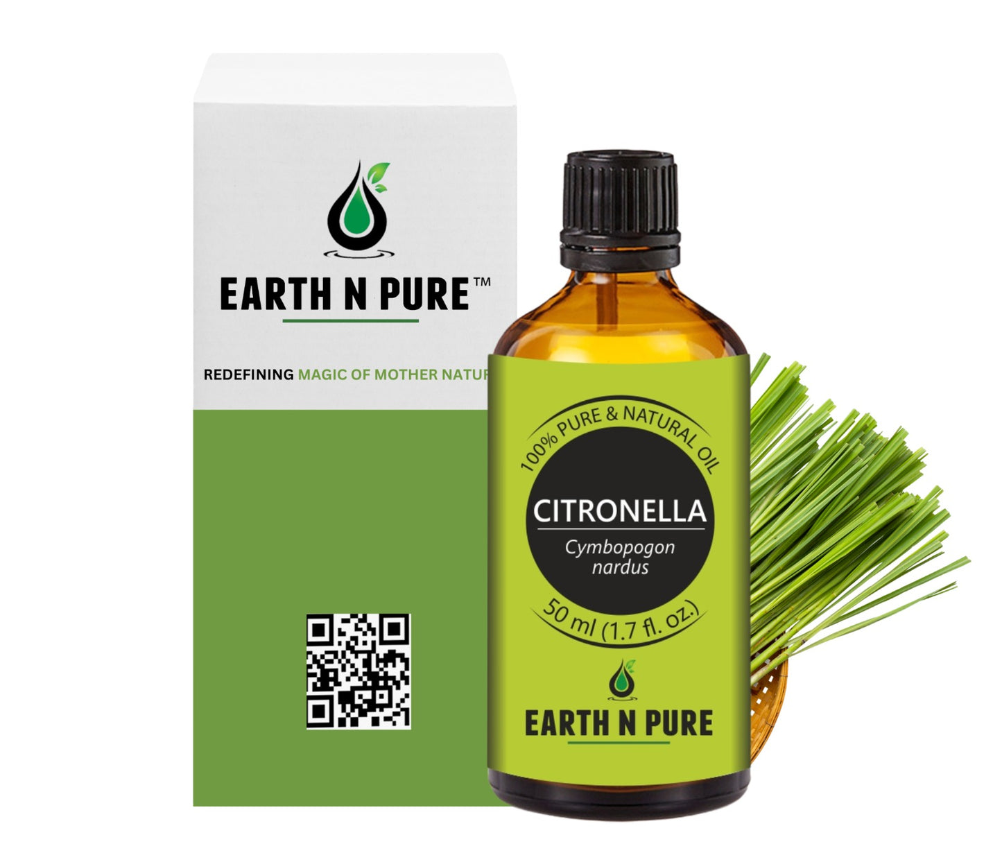 Earth n Pure Citronella Oil for Natural Outdoor Freshness
