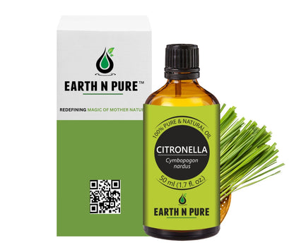 Earth n Pure Citronella Oil for Natural Outdoor Freshness