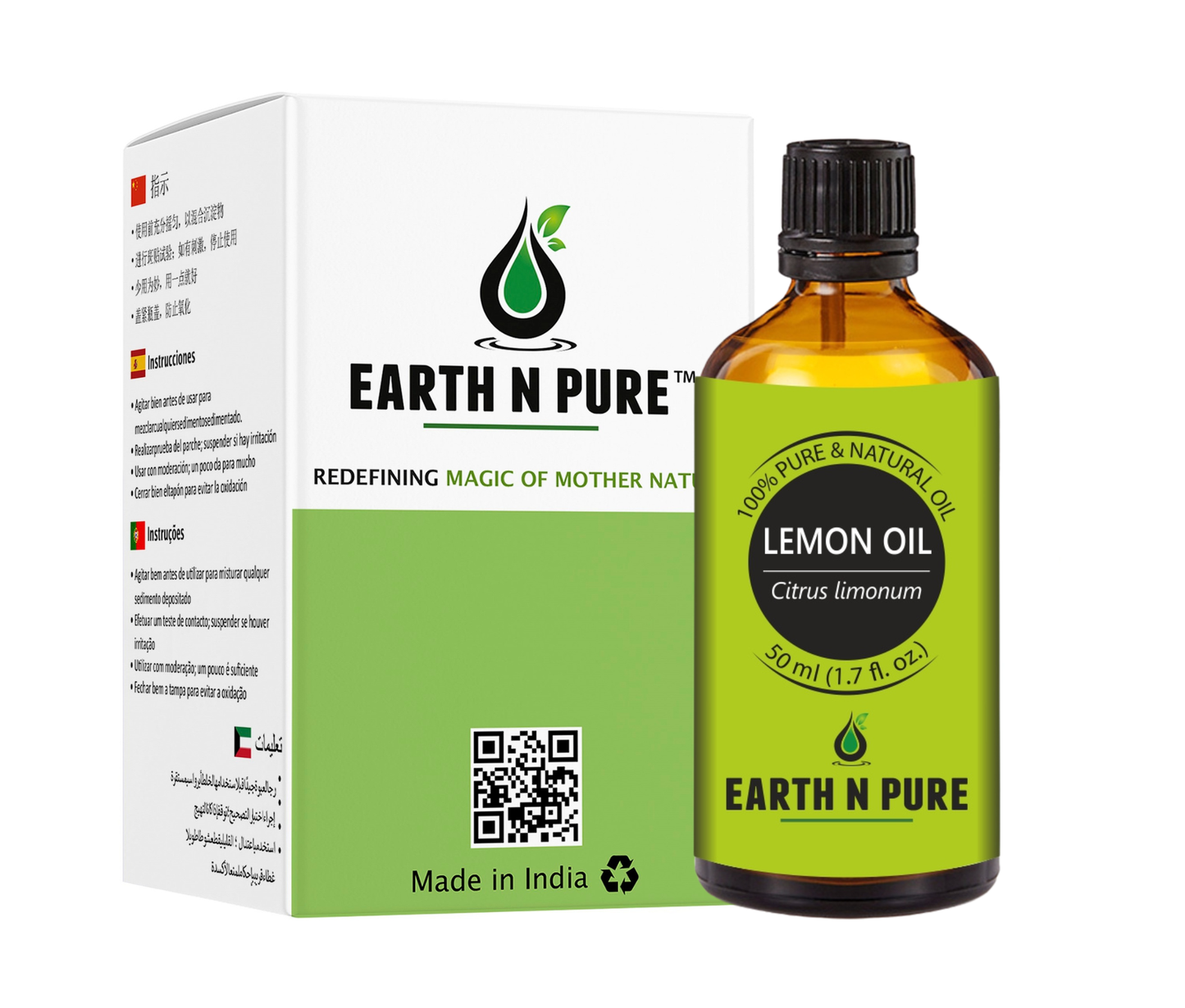 Earth n Pure Lemon Oil for Bright Skin Care