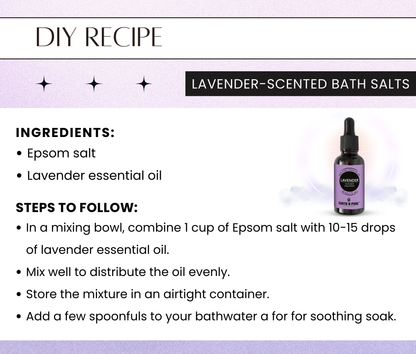 Aromatherapy diffuser with Earth N Pure Lavender Essential Oil