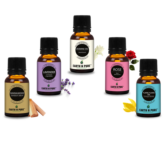 Lavender, Sandalwood, Jasmine, Rose & Ylang Ylang Oil