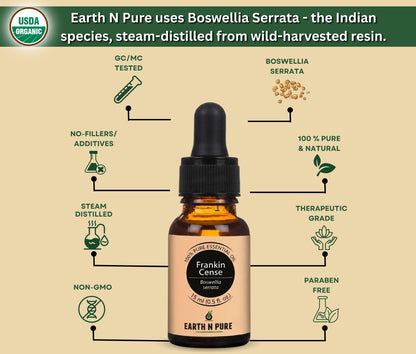 Earth N Pure Frankincense Oil Pack of 2 for Radiant Skin