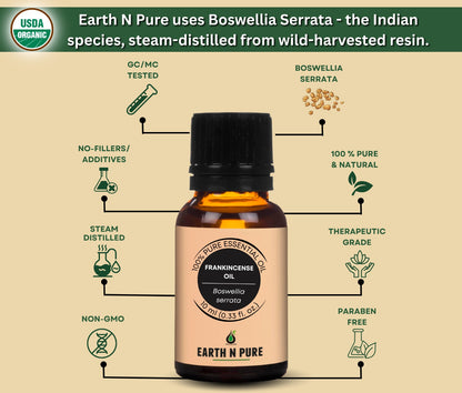Earth N Pure Frankincense Oil for Radiant Skin