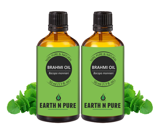 Earth N Pure Brahmi Oil Combo– Pure Oil for Hair Growth & Scalp Care Oil