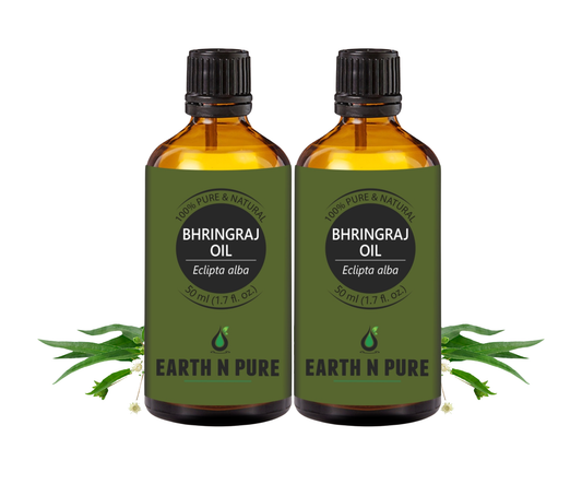 Earth N Pure Bhringraj Oil 50 ML Combo| Natural Hair Growth & Scalp Care